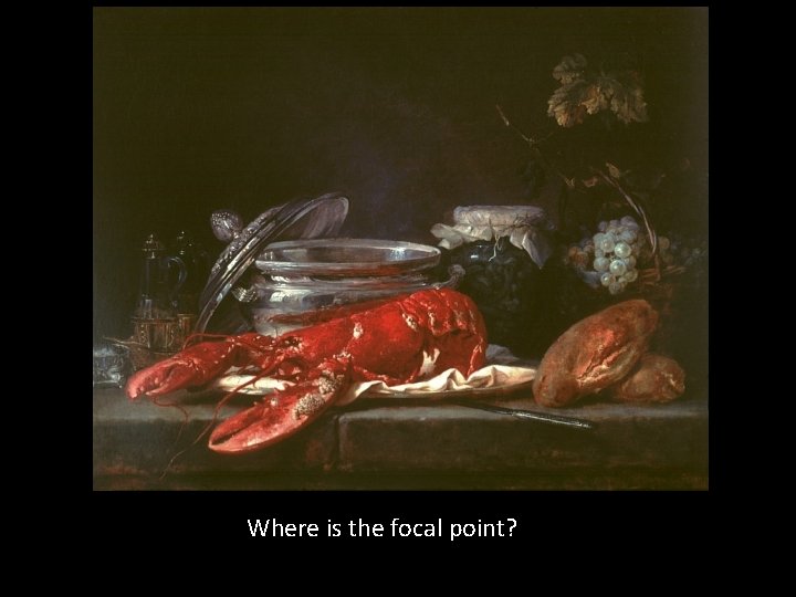 Where is the focal point? 