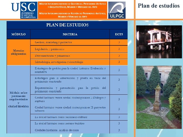 Plan de estudios 