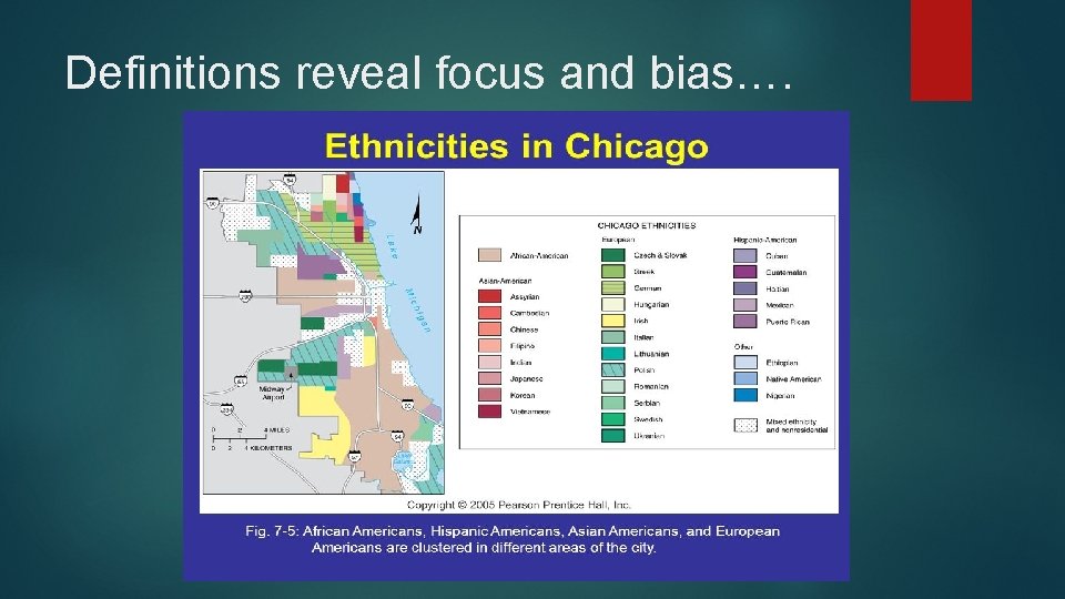 Definitions reveal focus and bias…. 