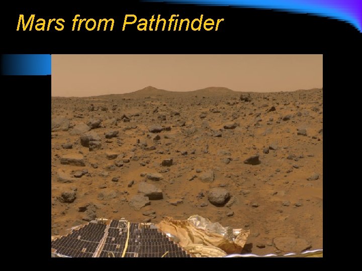 Mars from Pathfinder 