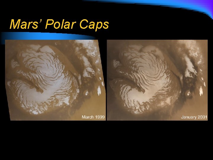 Mars’ Polar Caps 