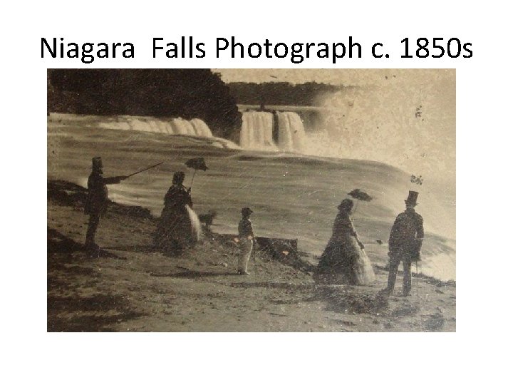 Niagara Falls Photograph c. 1850 s 