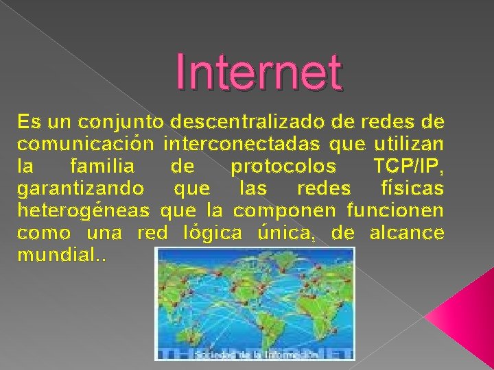 LA SOCIEDAD DE LA INFORMACIN DEFINICIN Una sociedad