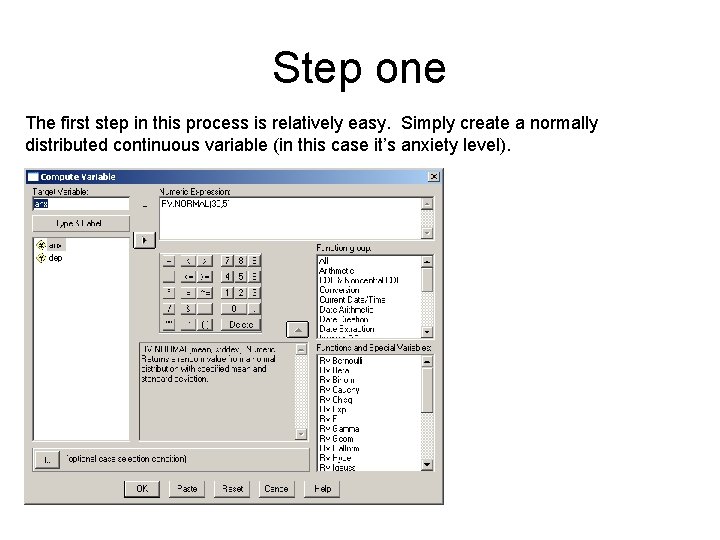 Step one The first step in this process is relatively easy. Simply create a
