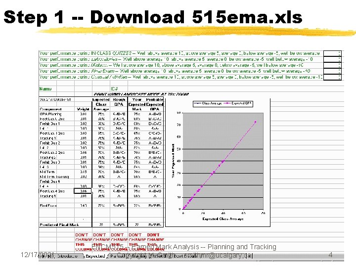 Step 1 -- Download 515 ema. xls 12/17/2021 ENCM 515 -- Earned Mark Analysis Step 1 -- Download 515 ema. xls 12/17/2021 ENCM 515 -- Earned Mark Analysis