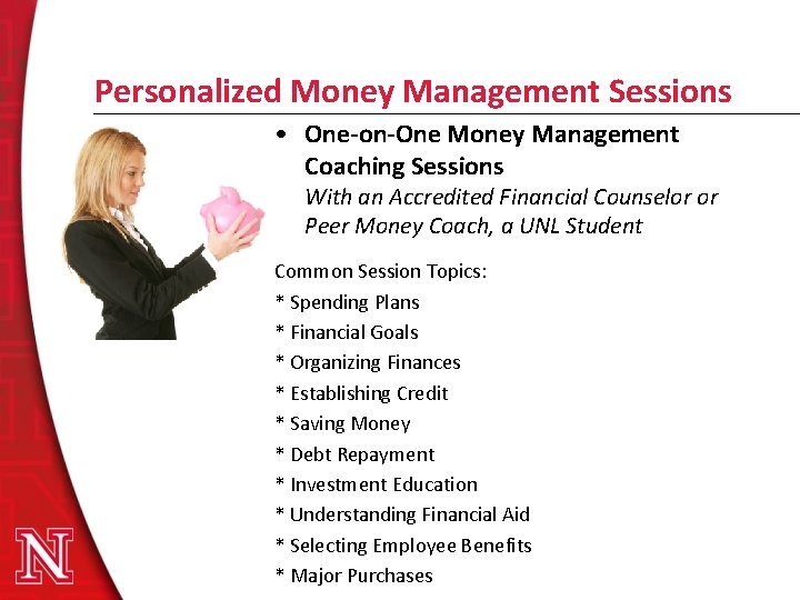 Personalized Money Management Sessions • One-on-One Money Management Coaching Sessions With an Accredited Financial