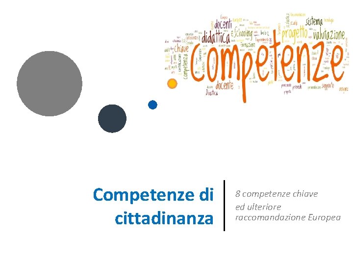 Competenze di cittadinanza 8 competenze chiave ed ulteriore raccomandazione Europea 