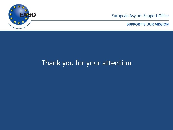 Thank you for your attention Thank you for your attention
