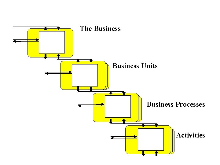 The Business Units Business Processes Activities 