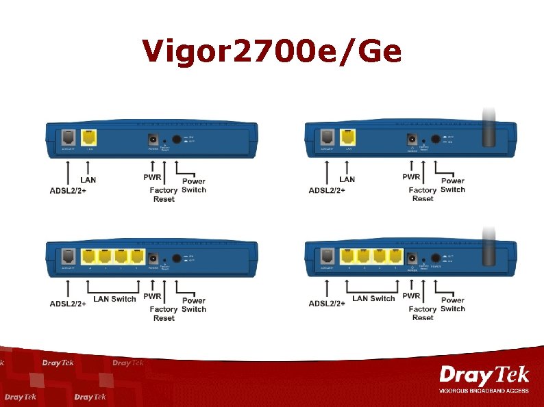 Vigor 2700 e/Ge 