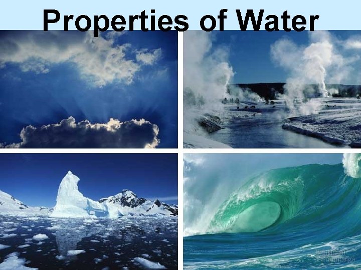 Properties of Water 