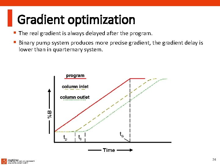 Gradient optimization § The real gradient is always delayed after the program. § Binary