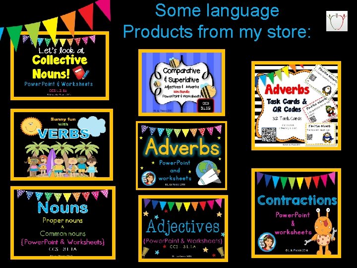 Some language Products from my store: 