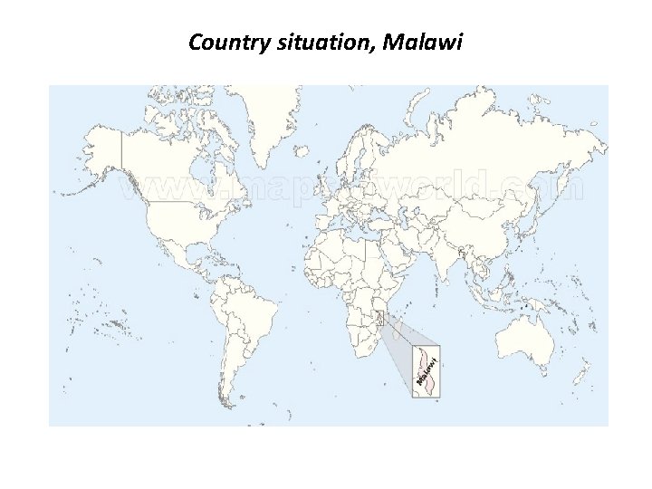 Country situation, Malawi 
