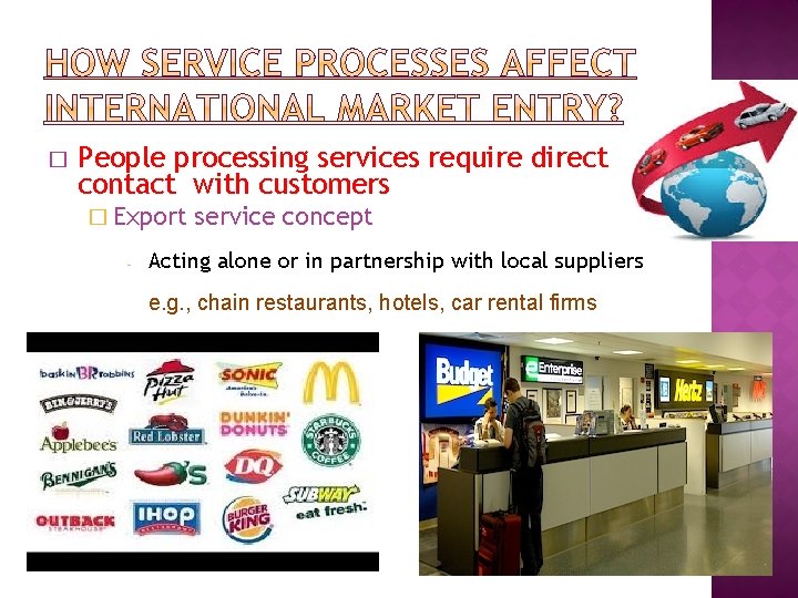 OVERVIEW Distribution in a Services Context Determining Type