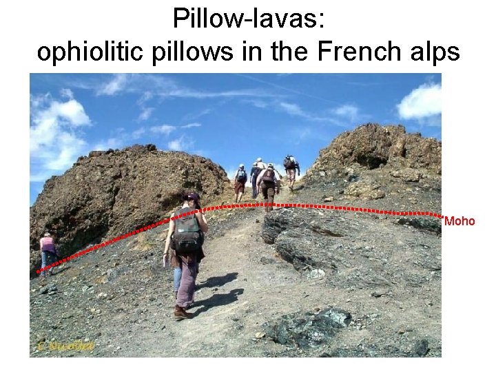 Pillow-lavas: ophiolitic pillows in the French alps Moho 