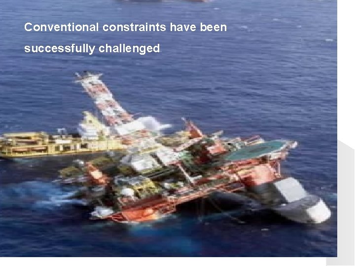 Conventional constraints have been successfully challenged 