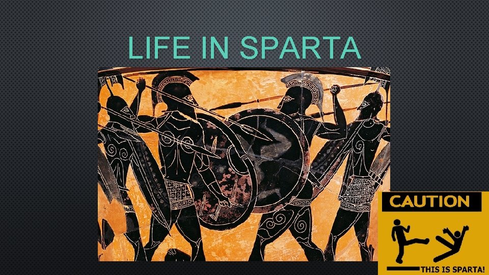 LIFE IN SPARTA 