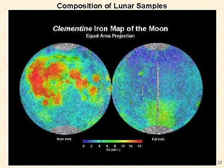 Composition of Lunar Samples What to do with Space Station Poo 23 