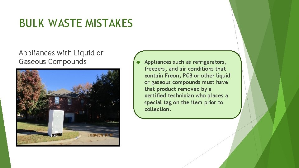 WASTE DISPOSAL OPTIONS FOR FLOWER MOUND RESIDENTS Trash