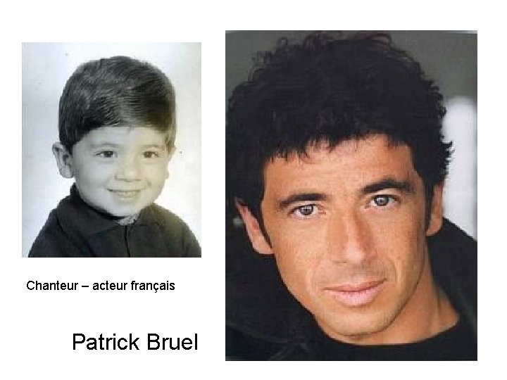 Chanteur – acteur français Patrick Bruel 
