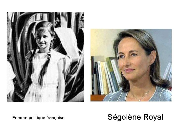 Femme politique française Ségolène Royal 