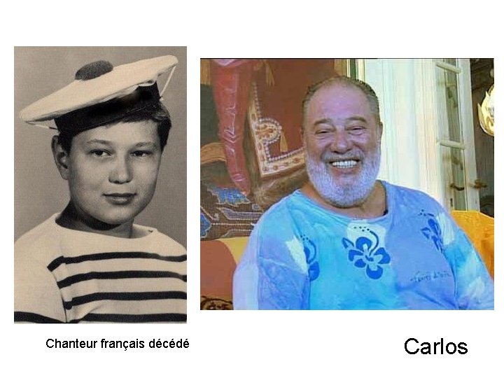Chanteur français décédé Carlos 