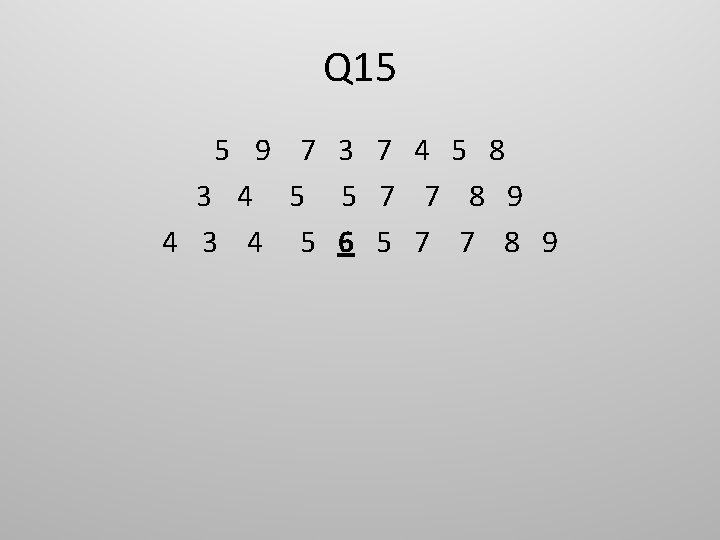 Q 15 5 9 7 3 7 4 5 8 3 4 5 5