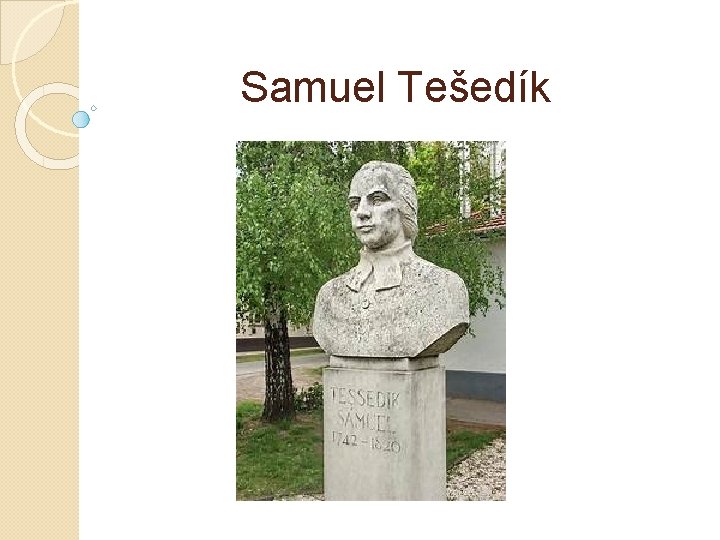 Samuel Tešedík 