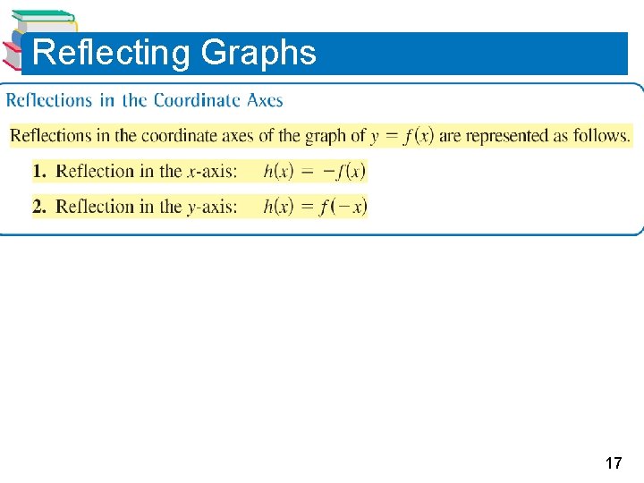 Reflecting Graphs 17 