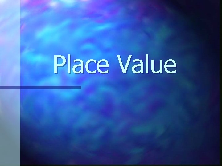 Place Value 