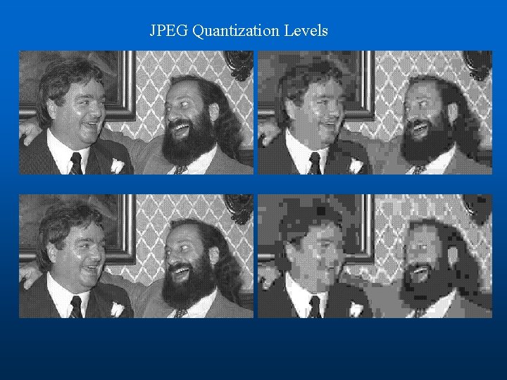 JPEG Quantization Levels 