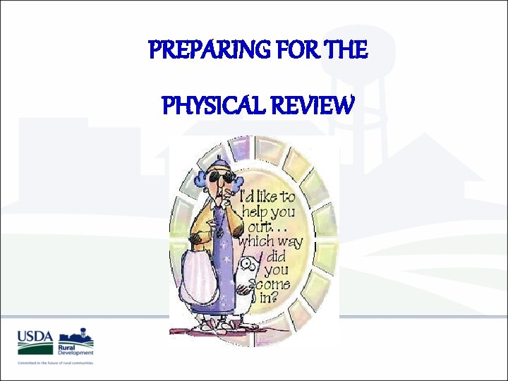 PREPARING FOR THE PHYSICAL REVIEW PREPARING FOR THE PHYSICAL REVIEW