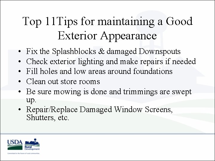 Top 11 Tips for maintaining a Good Exterior Appearance • • • Fix the Top 11 Tips for maintaining a Good Exterior Appearance • • • Fix the