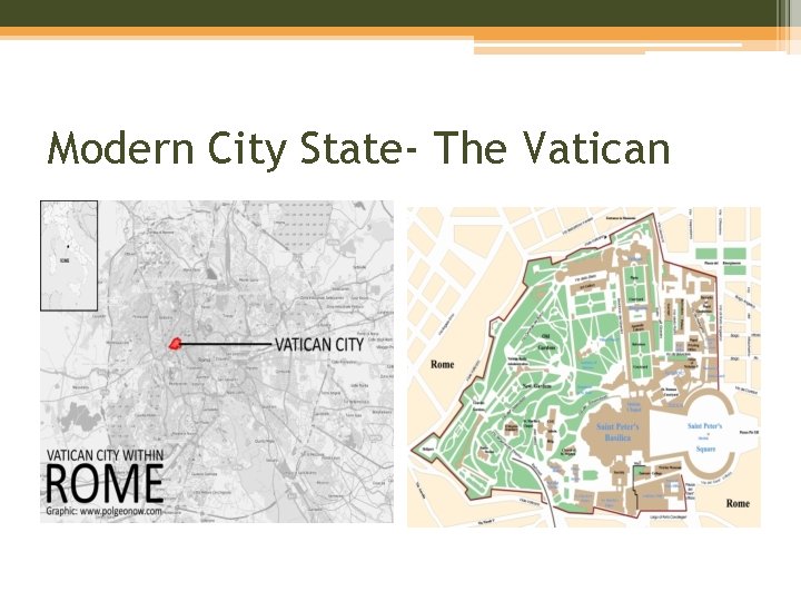 Modern City State- The Vatican 