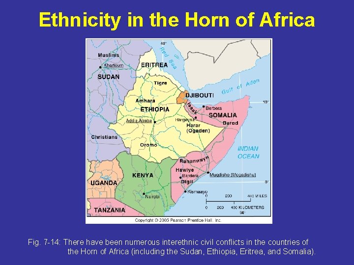 Ethnicity in the Horn of Africa Fig. 7 -14: There have been numerous interethnic