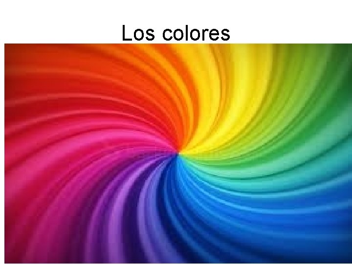 Los colores 