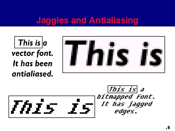 Jaggies and Antialiasing 19 