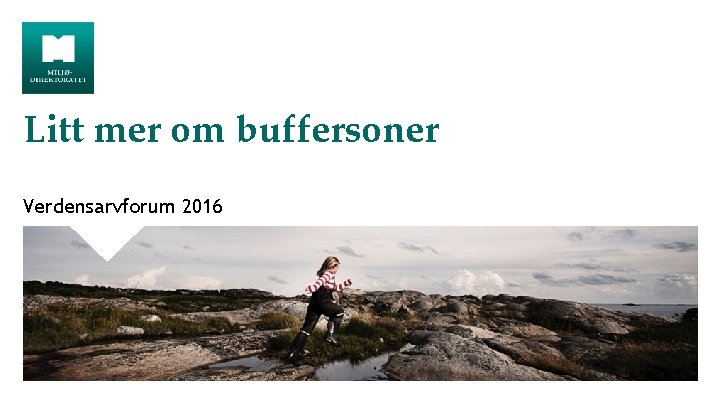 Litt mer om buffersoner Verdensarvforum 2016 