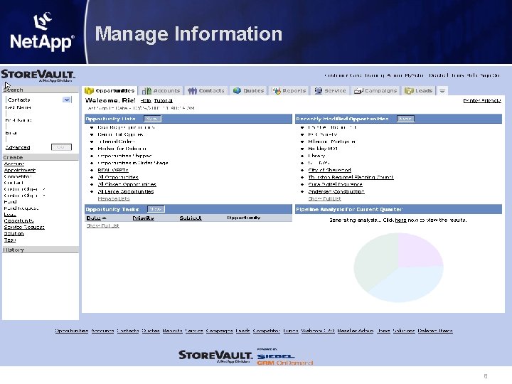 Manage Information 8 