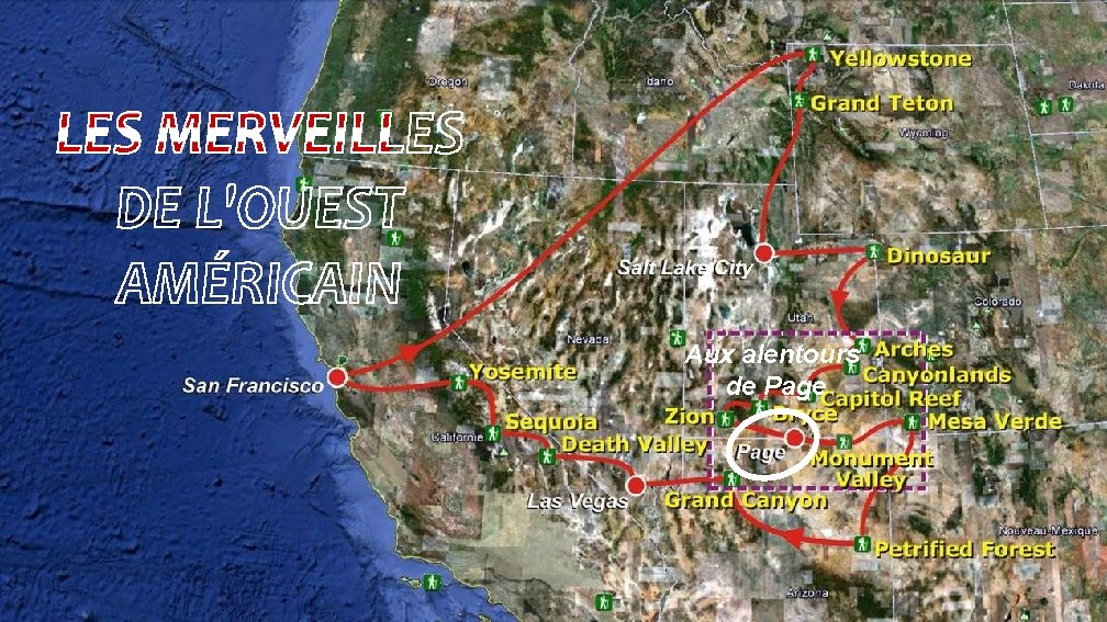 Aux alentours de Page . 