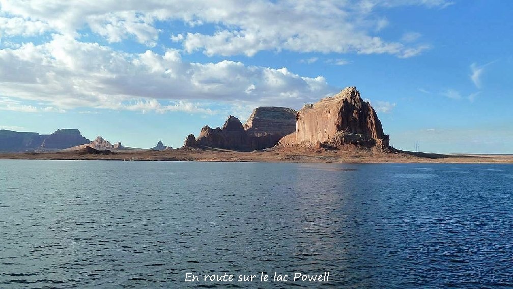 En route sur le lac Powell 