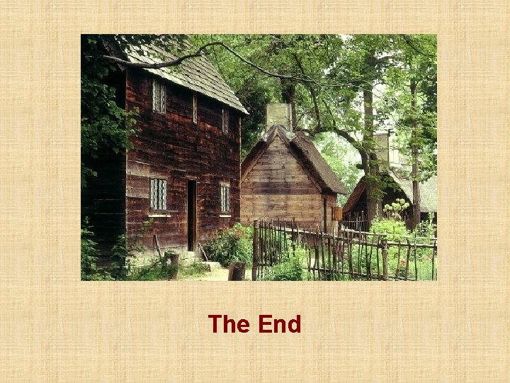 The End 
