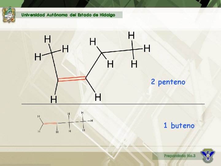 2 penteno 1 buteno 