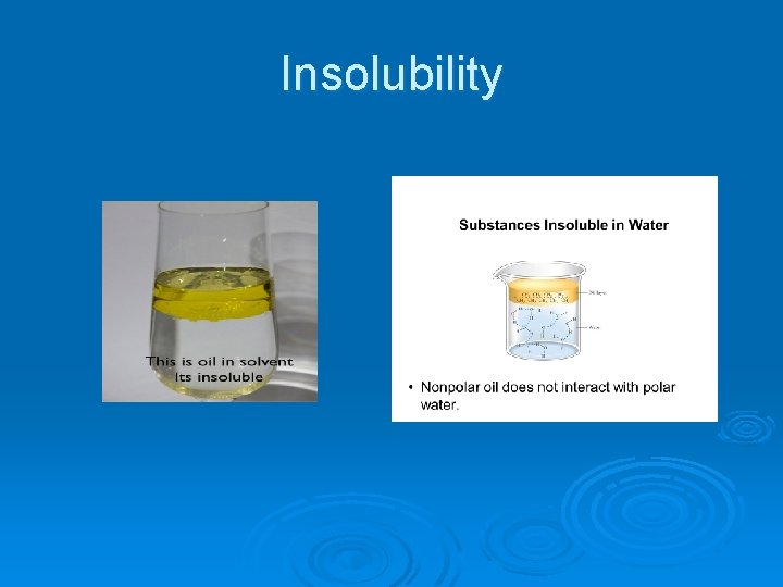 Insolubility 