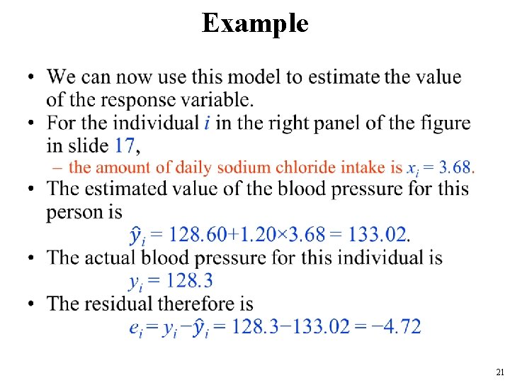 Example • 21 