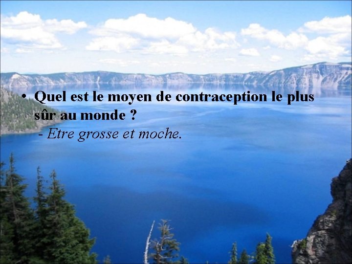  • Quel est le moyen de contraception le plus sûr au monde ?