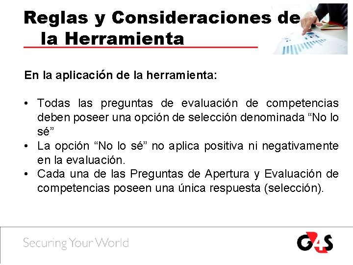 Reglas y Consideraciones de la Herramienta En la aplicación de la herramienta: • Todas Reglas y Consideraciones de la Herramienta En la aplicación de la herramienta: • Todas