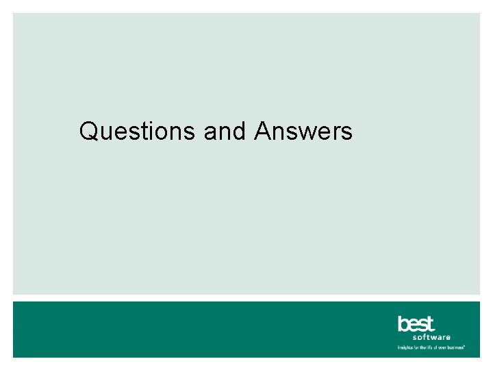 Questions and Answers 