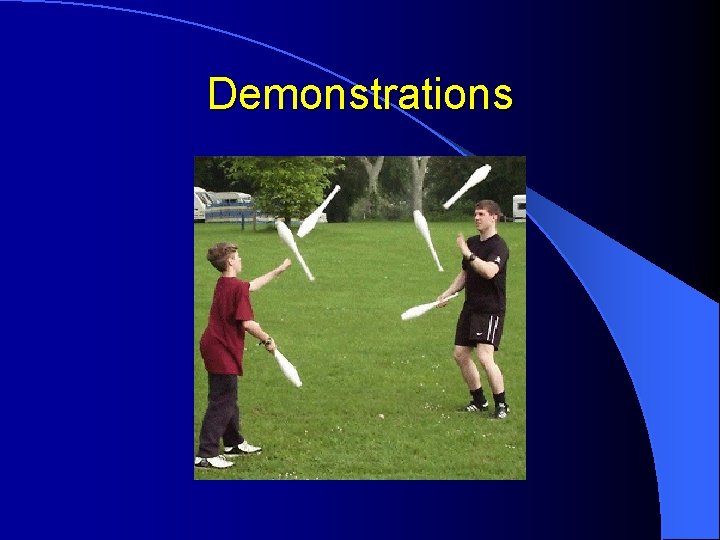 Demonstrations Demonstrations